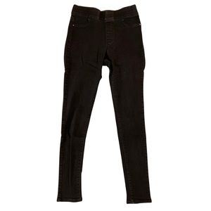 Black Mid-rise Stretchy Jeggings